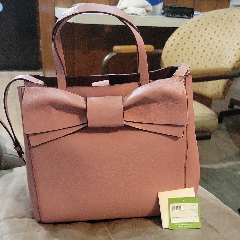 kate spade Mauve Pink Bow Tote